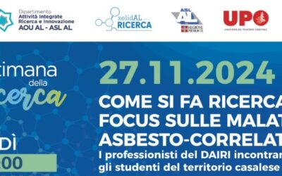 SETTIMANA DELLA RICERCA 2024 –  “Come si fa Ricerca? Focus sulle malattie asbesto-correlate”